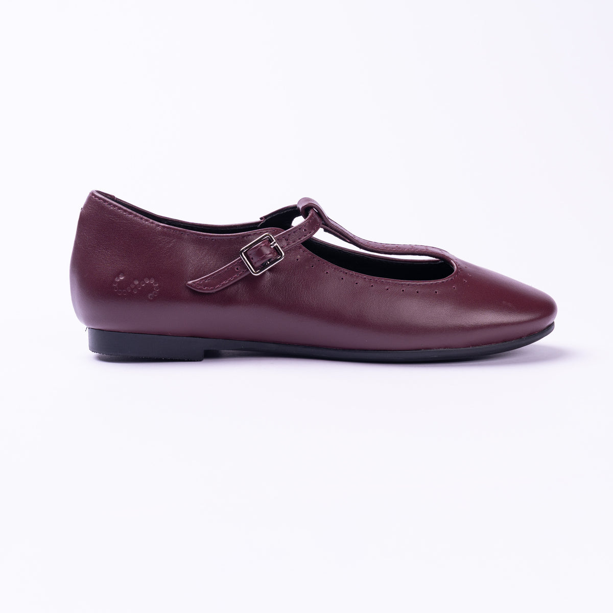 Clara Classic Leather T-Strap