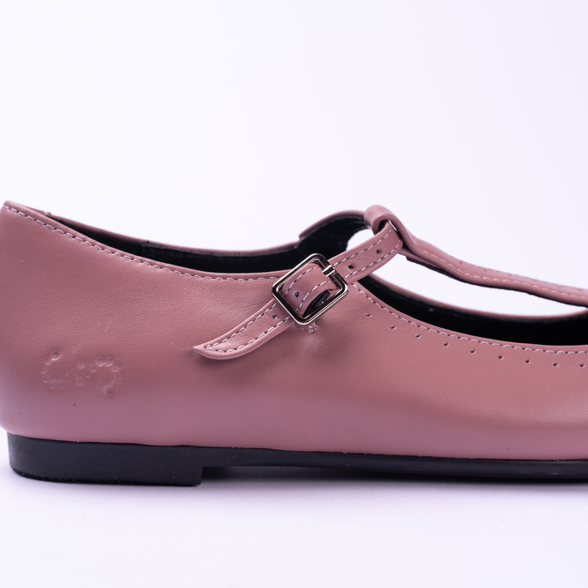 Clara Classic Leather T-Strap