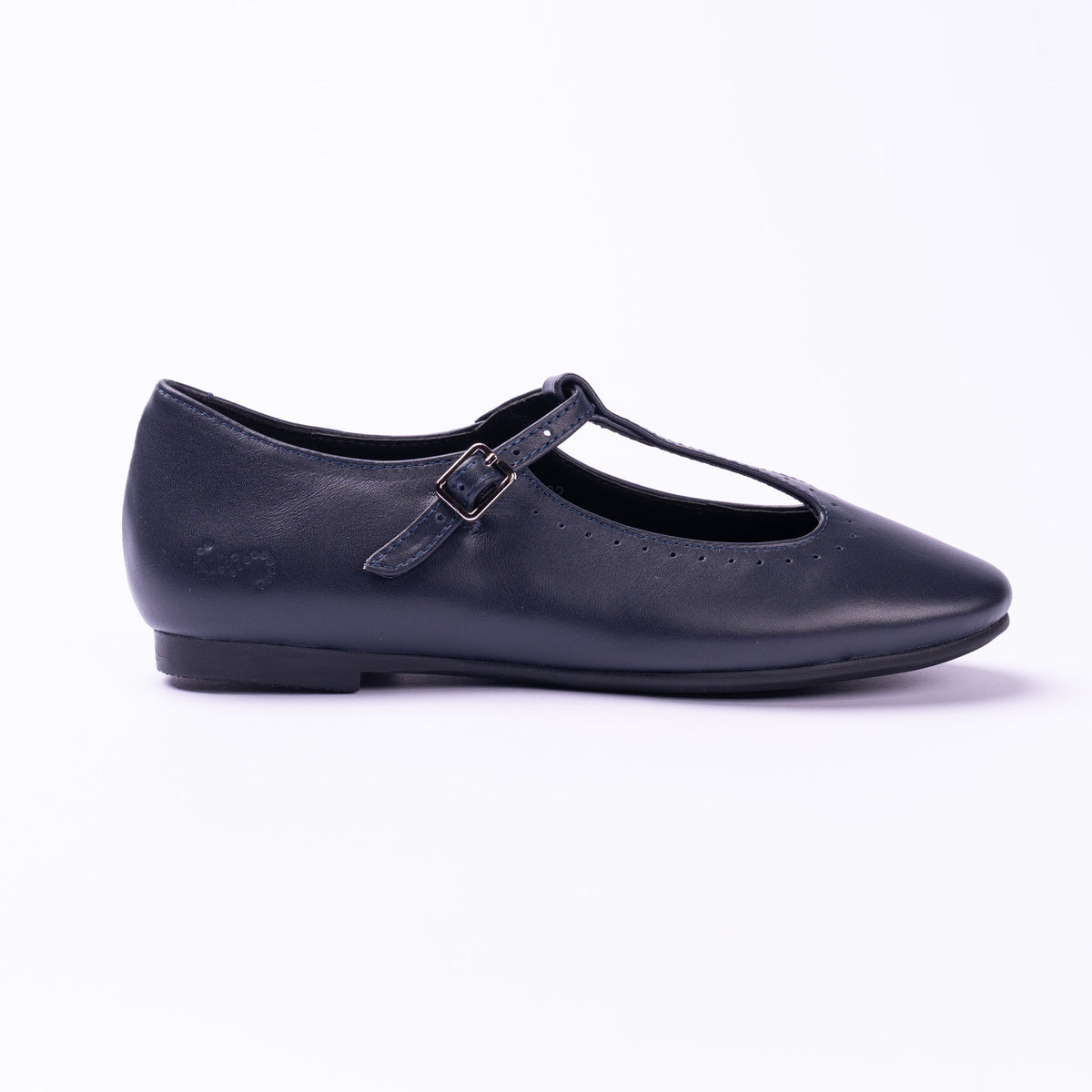 Clara Classic Leather T-Strap