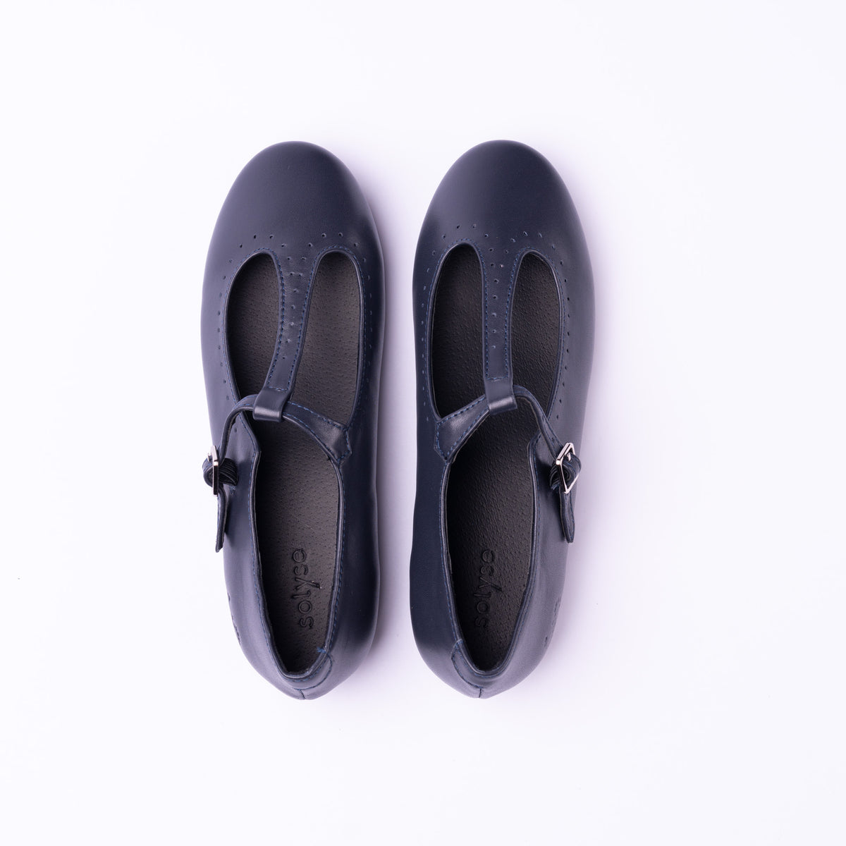 Clara Classic Leather T-Strap