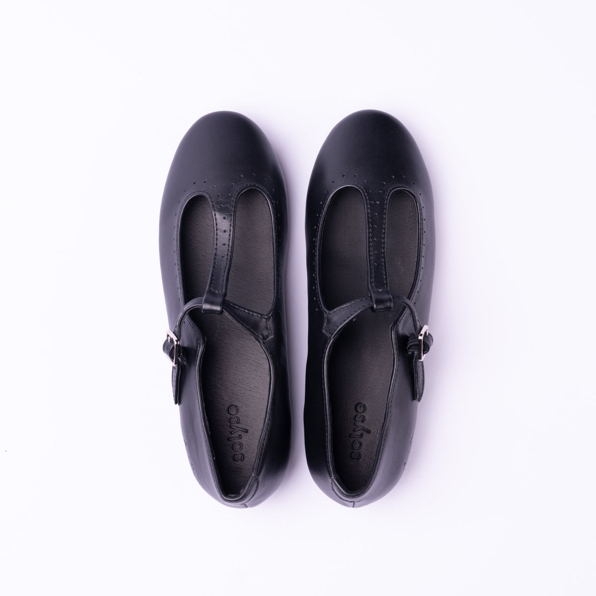 Clara Classic Leather T-Strap