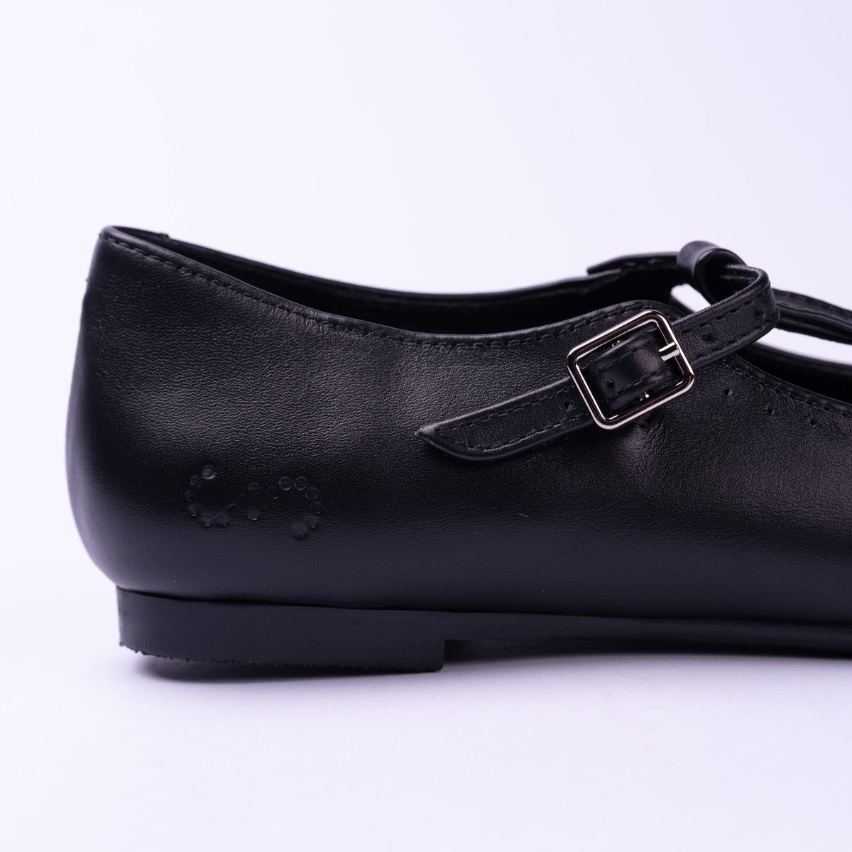 Clara Classic Leather T-Strap