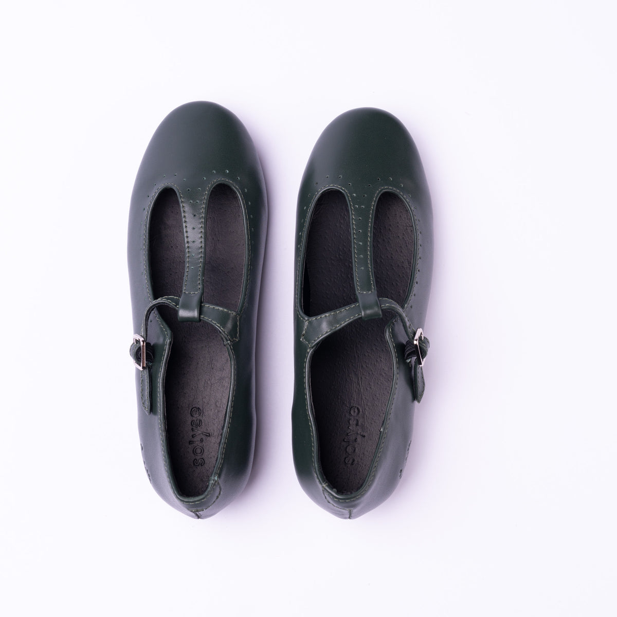 Clara Classic Leather T-Strap