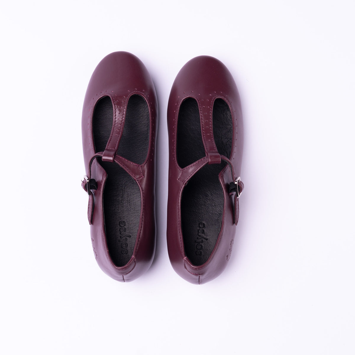 Clara Classic Leather T-Strap