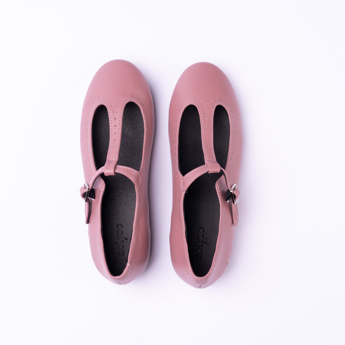 Clara Classic Leather T-Strap