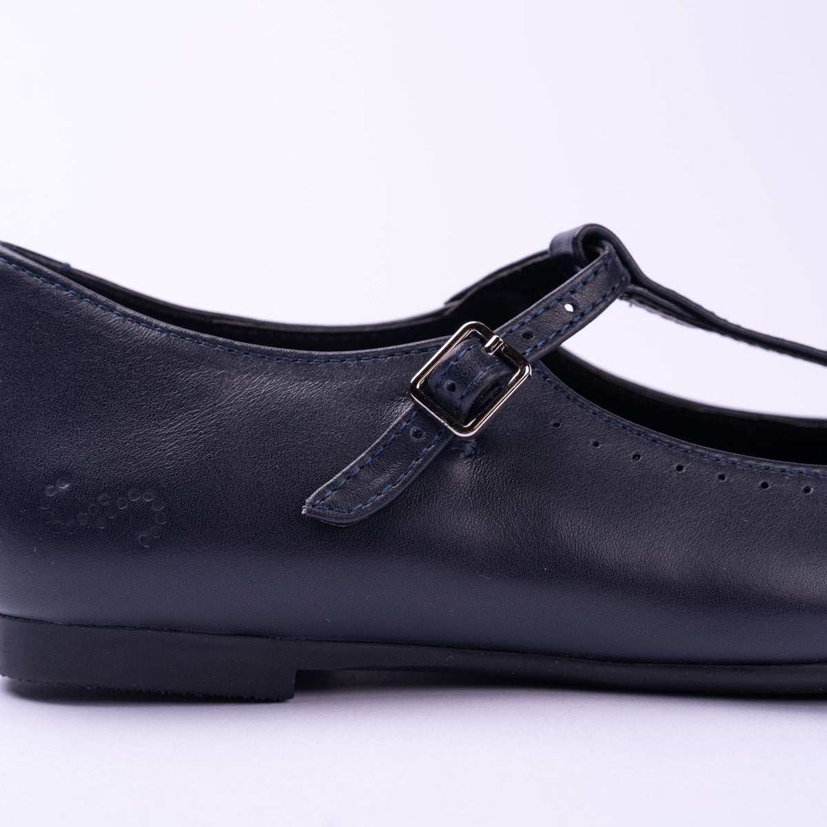 Clara Classic Leather T-Strap